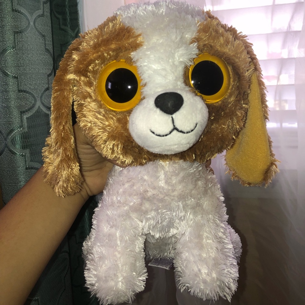 Cookie dog Ty Beanie collectibles purple tag